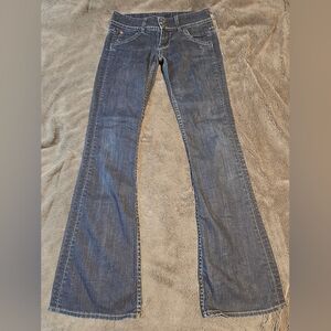 Hudson Jeans Dark Blue Flare Leg Denim
